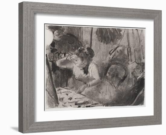 Intimacy, c. 1877-80-Edgar Degas-Framed Giclee Print