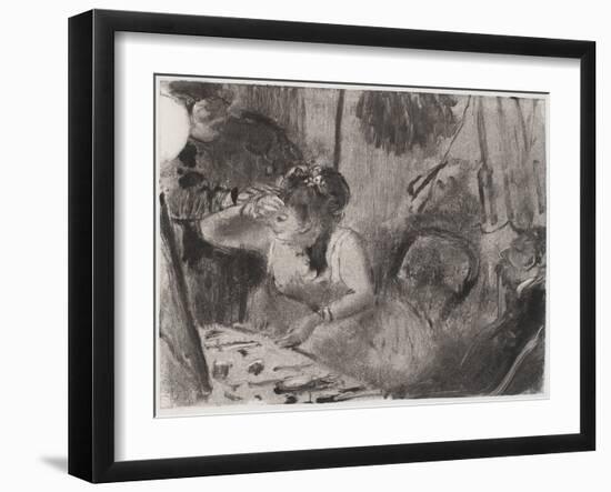 Intimacy, c. 1877-80-Edgar Degas-Framed Giclee Print