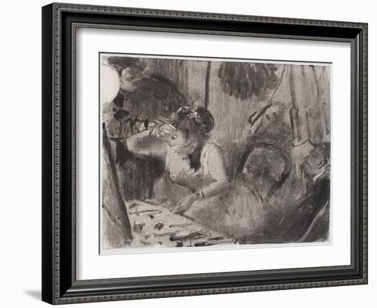 Intimacy, c. 1877-80-Edgar Degas-Framed Giclee Print