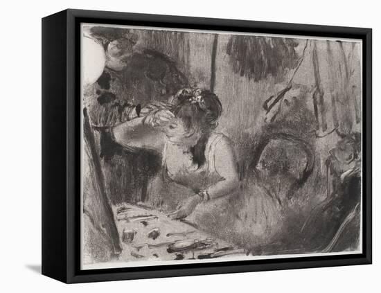 Intimacy, c. 1877-80-Edgar Degas-Framed Premier Image Canvas