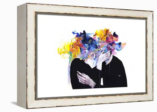 Intimacy on Display-Agnes Cecile-Framed Stretched Canvas