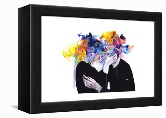 Intimacy on Display-Agnes Cecile-Framed Stretched Canvas