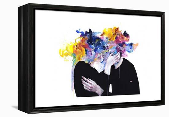 Intimacy on Display-Agnes Cecile-Framed Stretched Canvas