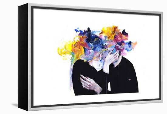 Intimacy on Display-Agnes Cecile-Framed Stretched Canvas