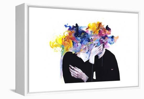 Intimacy on Display-Agnes Cecile-Framed Stretched Canvas