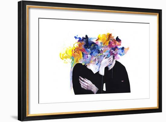 Intimacy on Display-Agnes Cecile-Framed Premium Giclee Print