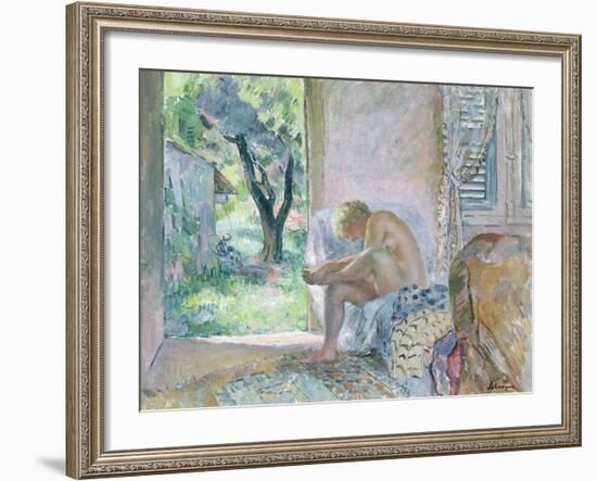 Intimacy, or Waking Up-Henri Lebasque-Framed Giclee Print