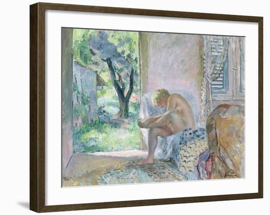 Intimacy, or Waking Up-Henri Lebasque-Framed Giclee Print