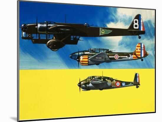 Into the Blue: French Aircraft of World War II-Wilf Hardy-Mounted Giclee Print