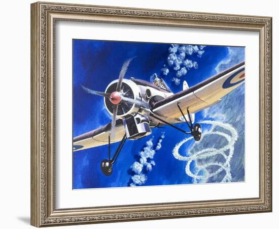 Into the Blue: The High Flyers-Wilf Hardy-Framed Giclee Print