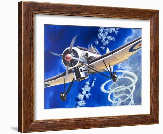 Into the Blue: The High Flyers-Wilf Hardy-Framed Giclee Print