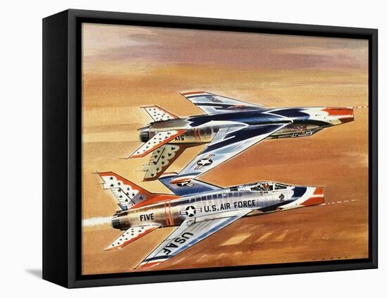 Into the Blue: Thunderbirds-Wilf Hardy-Framed Premier Image Canvas