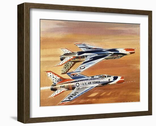 Into the Blue: Thunderbirds-Wilf Hardy-Framed Giclee Print