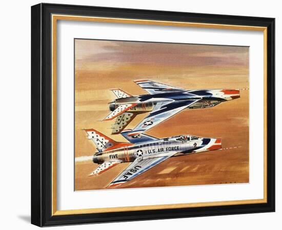 Into the Blue: Thunderbirds-Wilf Hardy-Framed Giclee Print