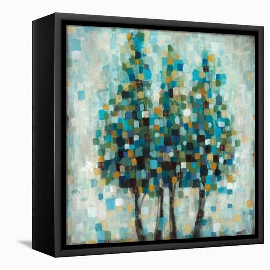 Into the Blue-Wani Pasion-Framed Stretched Canvas