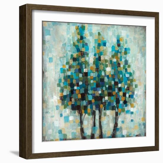 Into the Blue-Wani Pasion-Framed Art Print