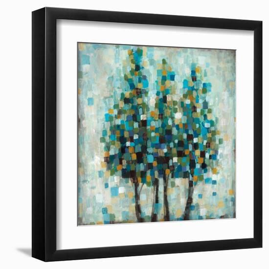 Into the Blue-Wani Pasion-Framed Art Print