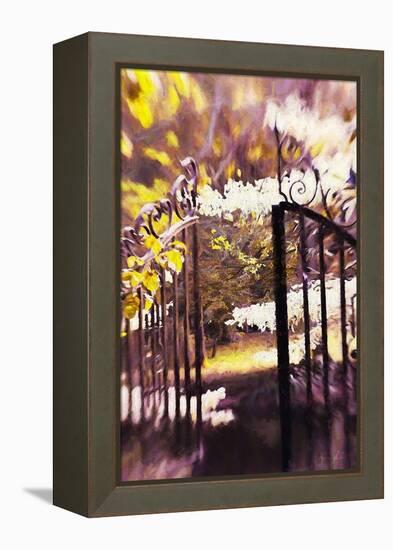 Into the Garden, 2018-Helen White-Framed Premier Image Canvas