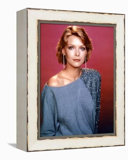 INTO THE NIGHT, 1984 directed by JOHN LANDIS Michelle Pfeiffer (photo)-null-Framed Stretched Canvas