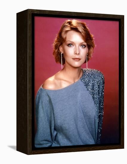 INTO THE NIGHT, 1984 directed by JOHN LANDIS Michelle Pfeiffer (photo)-null-Framed Stretched Canvas