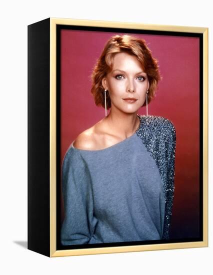 INTO THE NIGHT, 1984 directed by JOHN LANDIS Michelle Pfeiffer (photo)-null-Framed Stretched Canvas