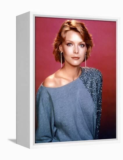 INTO THE NIGHT, 1984 directed by JOHN LANDIS Michelle Pfeiffer (photo)-null-Framed Stretched Canvas