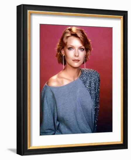 INTO THE NIGHT, 1984 directed by JOHN LANDIS Michelle Pfeiffer (photo)-null-Framed Photo