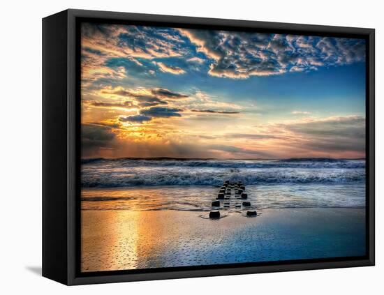 Into the Sea-Natalie Mikaels-Framed Premier Image Canvas