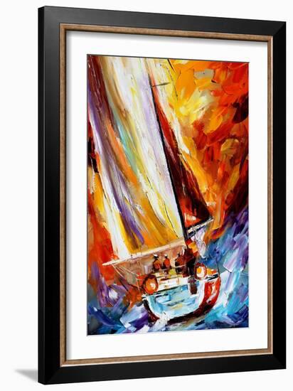 Into The Sea-Leonid Afremov-Framed Art Print