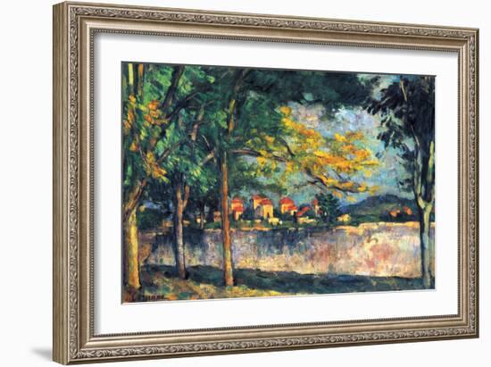 Into the Street-Paul C?zanne-Framed Art Print