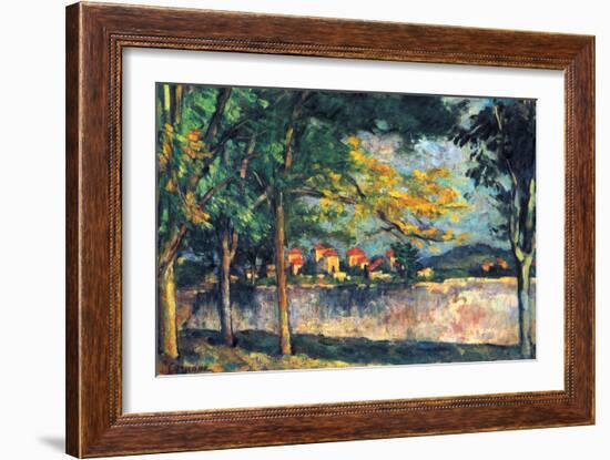 Into the Street-Paul C?zanne-Framed Art Print