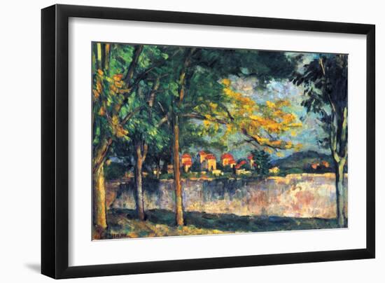 Into the Street-Paul C?zanne-Framed Art Print