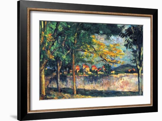 Into the Street-Paul C?zanne-Framed Art Print