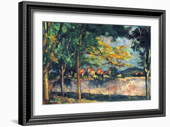 Into the Street-Paul C?zanne-Framed Art Print