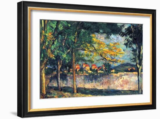 Into the Street-Paul C?zanne-Framed Art Print