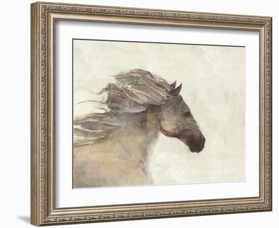 Into the Wind Ivory Reversed-Albena Hristova-Framed Art Print