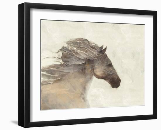 Into the Wind Ivory Reversed-Albena Hristova-Framed Art Print