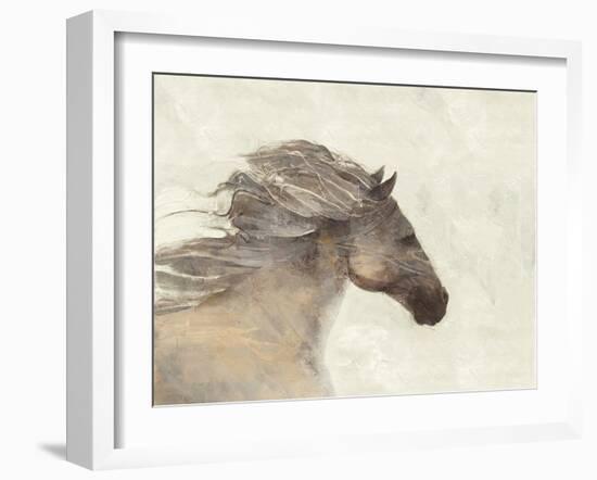 Into the Wind Ivory Reversed-Albena Hristova-Framed Art Print