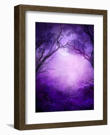 Into the Woodlands-indigocrow-Framed Art Print