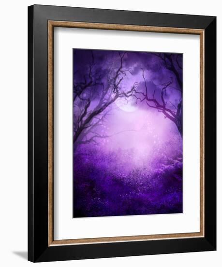 Into the Woodlands-indigocrow-Framed Art Print