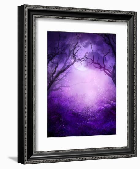 Into the Woodlands-indigocrow-Framed Art Print