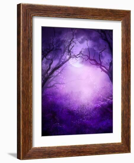 Into the Woodlands-indigocrow-Framed Art Print