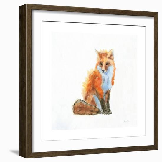 Into the Woods IV on White-Emily Adams-Framed Premium Giclee Print