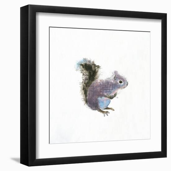 Into the Woods V on White-Emily Adams-Framed Art Print