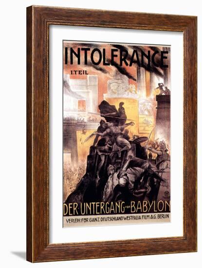 Intolerance, 1916-null-Framed Art Print