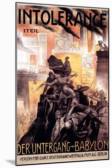 Intolerance, 1916-null-Mounted Art Print