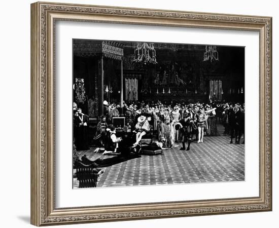 INTOLERANCE by DWGriffith, 1916 Babylone antique ancient Babylon (b/w photo)-null-Framed Photo