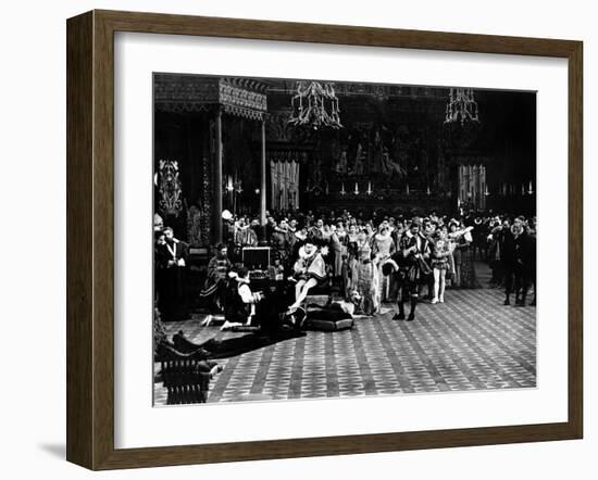 INTOLERANCE by DWGriffith, 1916 Babylone antique ancient Babylon (b/w photo)-null-Framed Photo