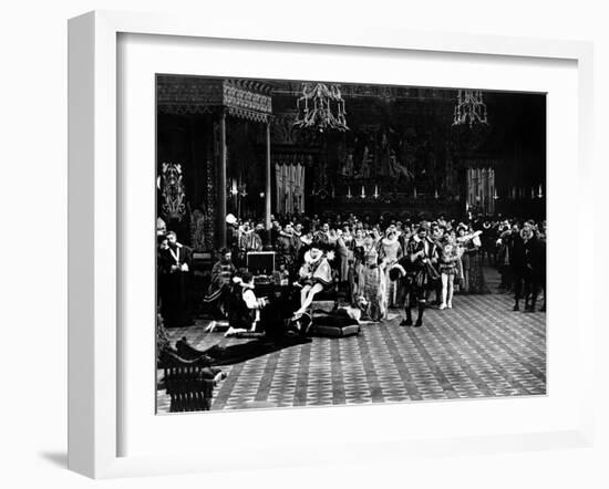 INTOLERANCE by DWGriffith, 1916 Babylone antique ancient Babylon (b/w photo)-null-Framed Photo