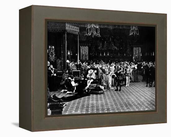 INTOLERANCE by DWGriffith, 1916 Babylone antique ancient Babylon (b/w photo)-null-Framed Stretched Canvas